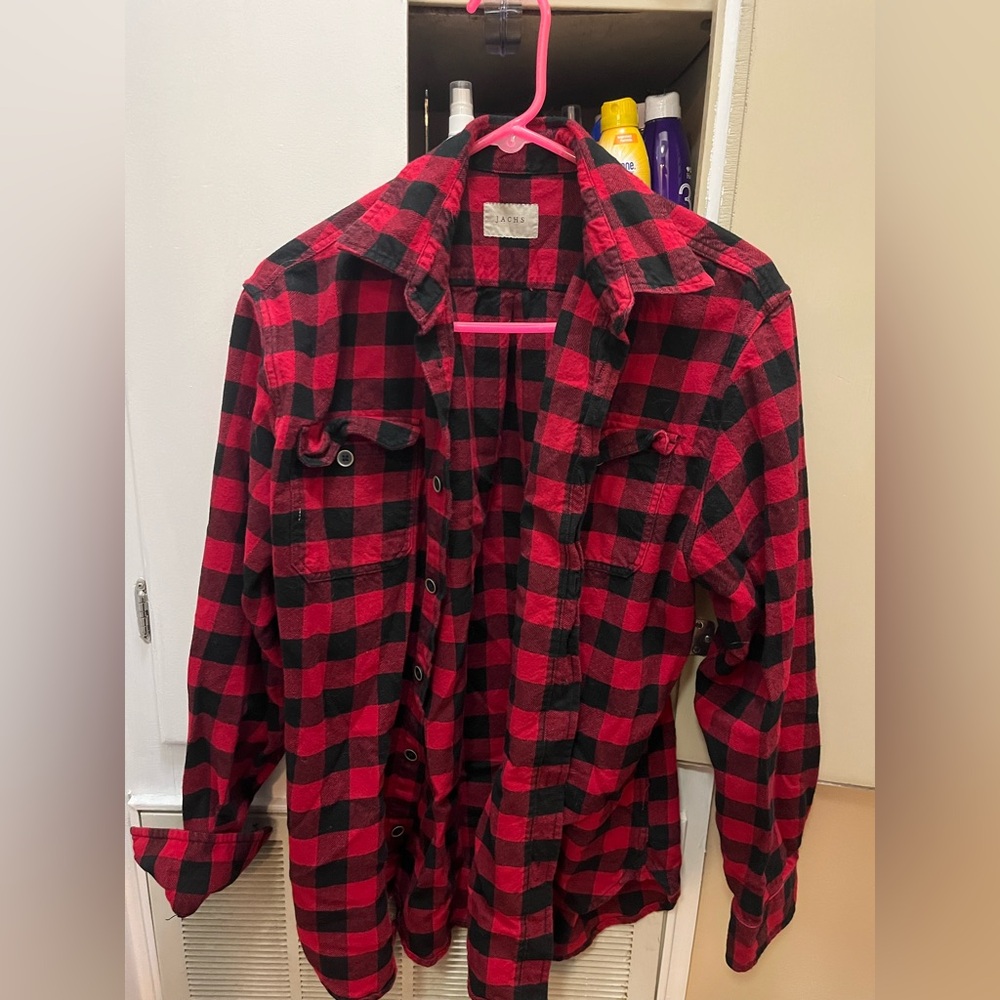 Buffalo Plaid Red and Black Plaid Flannel